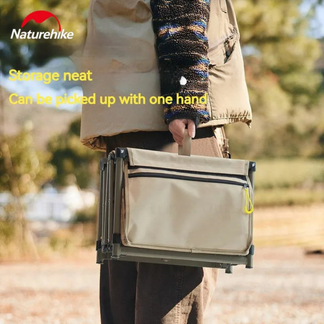 Naturehike Lightweight Folding Trolley - Linen Brown (100L)