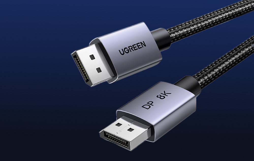 UGREEN كابل DisplayPort دقة 8K طول 3 متر أسود - DP120