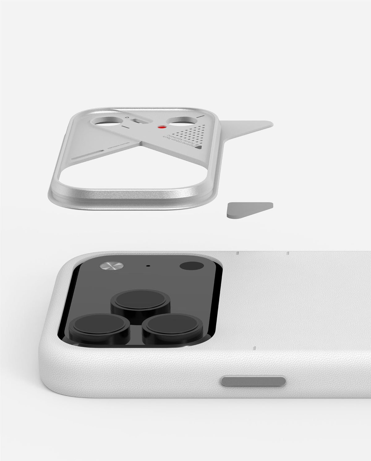 AULUMU A17 Vegan Leather Case for iPhone 17 Pro - White