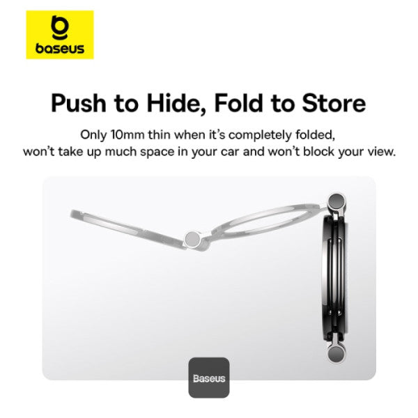 Baseus حامل سيارة مغناطيسي MagPro II لاصق - أسود