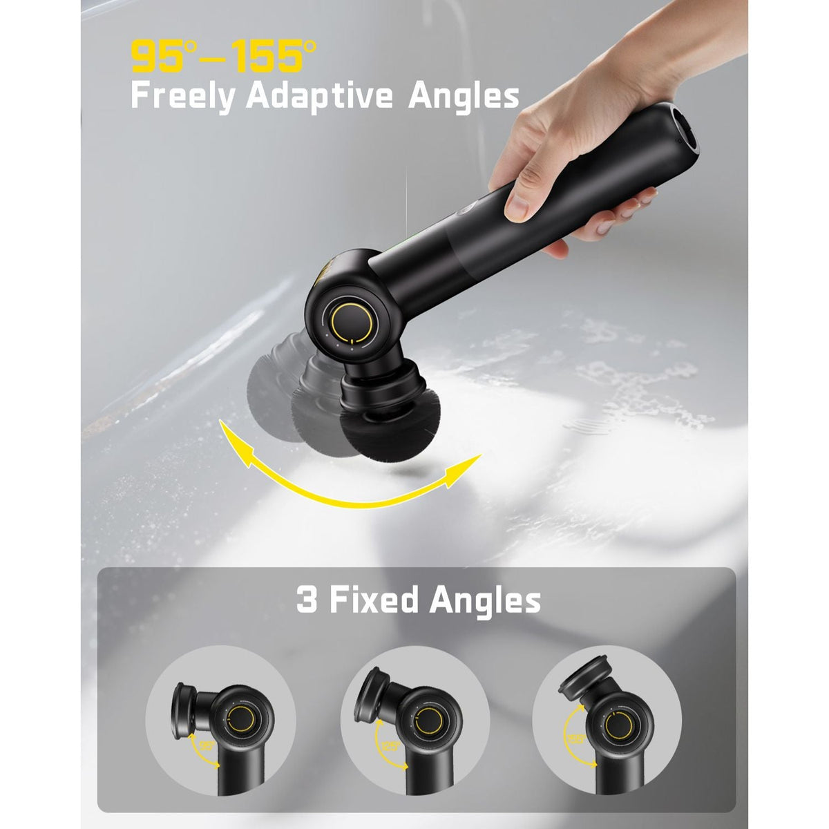 Fanttik G9 Pro Cordless Spin Scrubber - Black