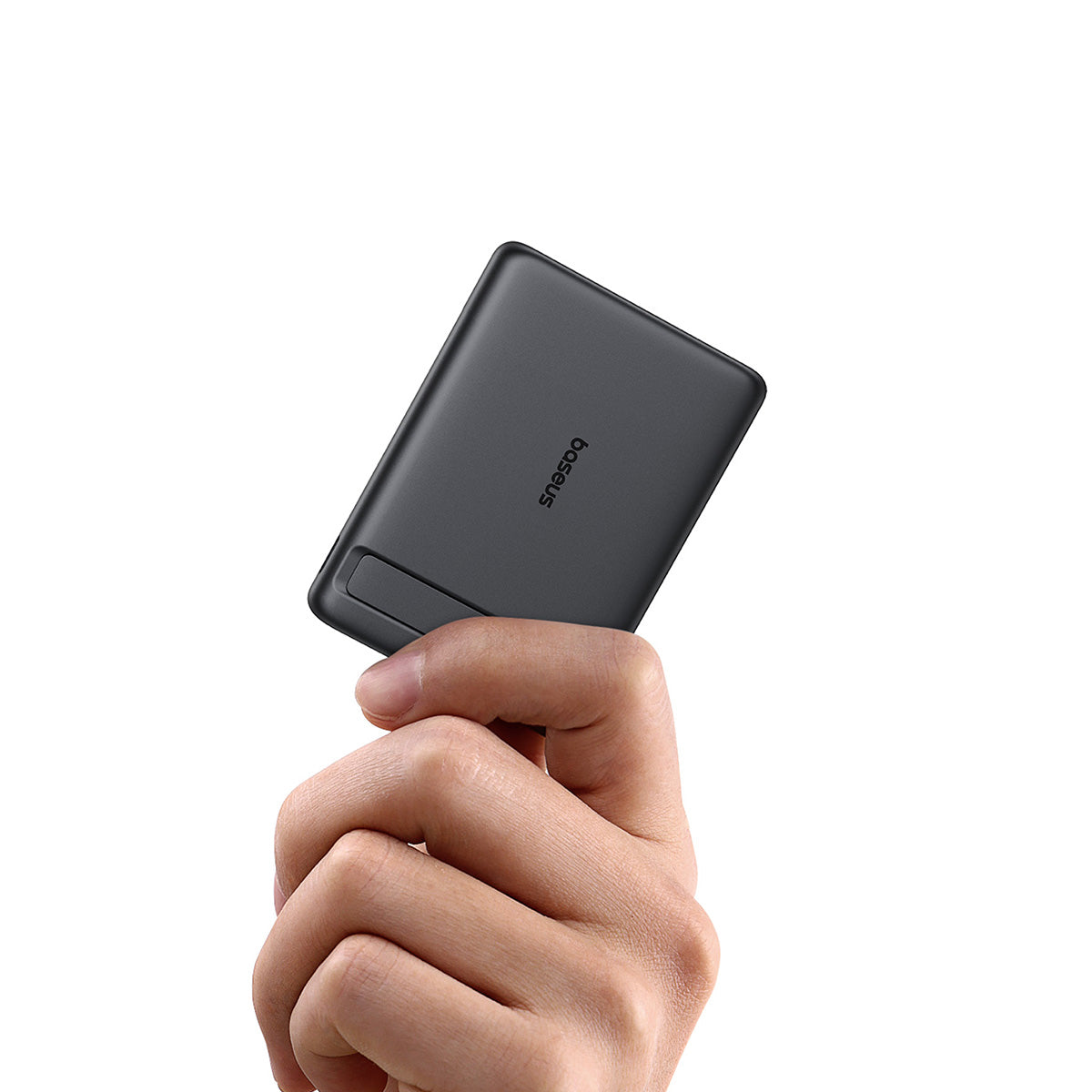 Baseus PicoGo AM31 Qi2 Ultra-Mini Magnetic Power Bank with Kickstand 5000mAh 20W - P10081907123-00 - Cosmic Black