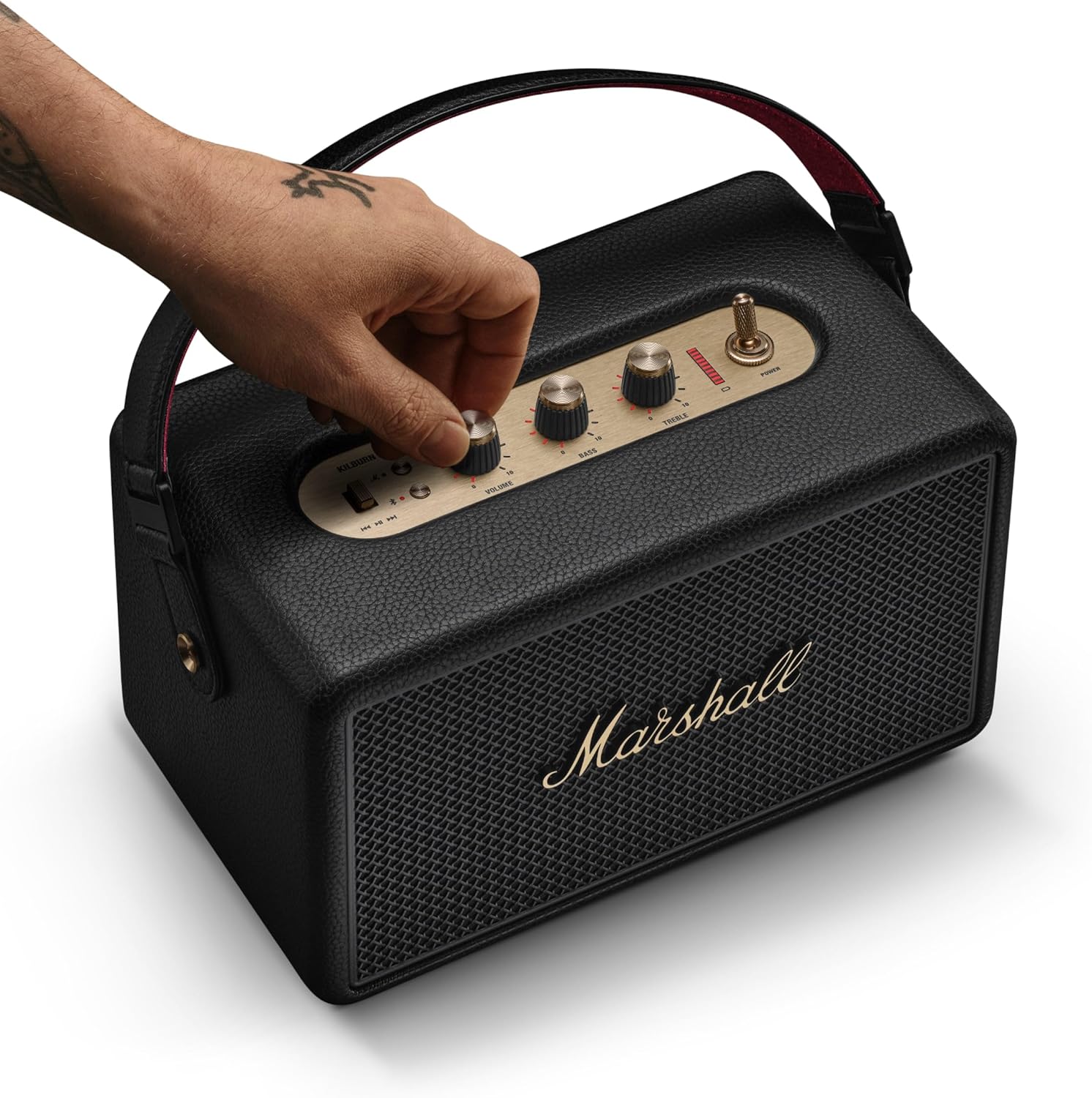 Marshall Kilburn III Compact Portable Wireless Speaker-Black/Brass - KILBURN3-BK-BRS