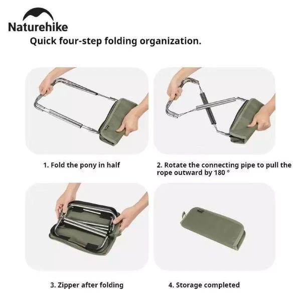 Naturehike Yamami XL01 Ultra Light Folding Stool - Green