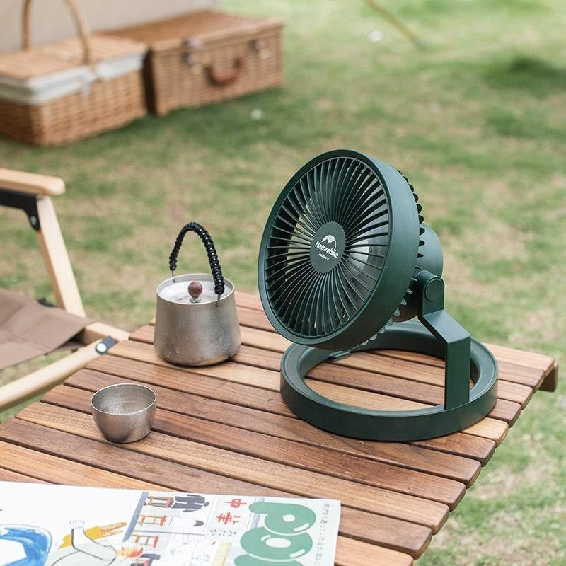 مروحة كهربائية للإضاءة الخارجية من Naturehike - لون أخضر غامق