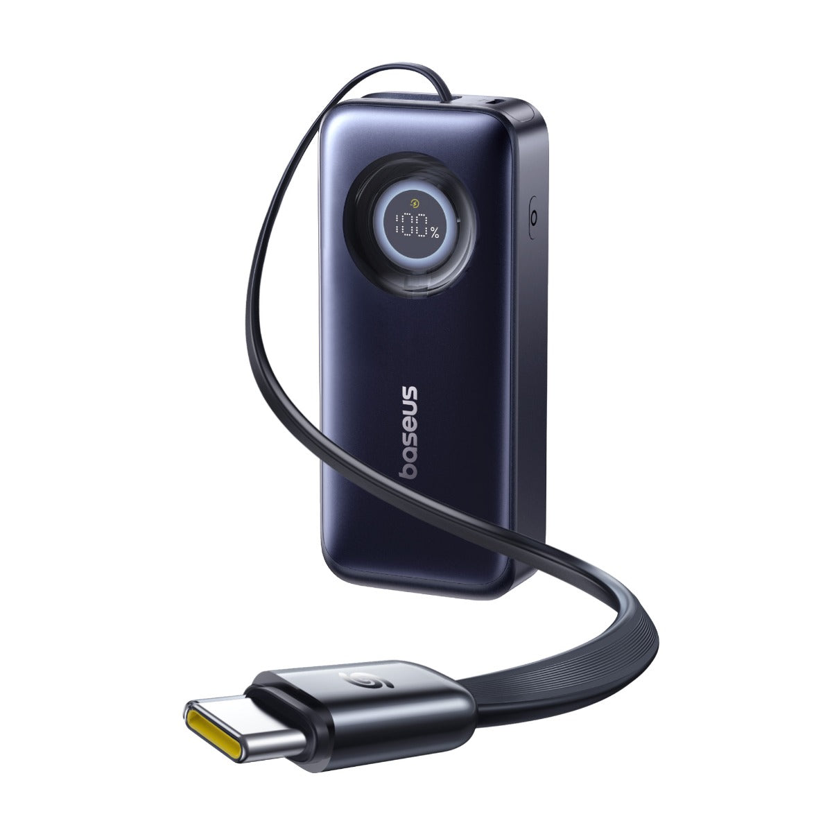 Baseus EnerCore CR11 Power Bank 20000mAh 67W with Retractable Cable – Black