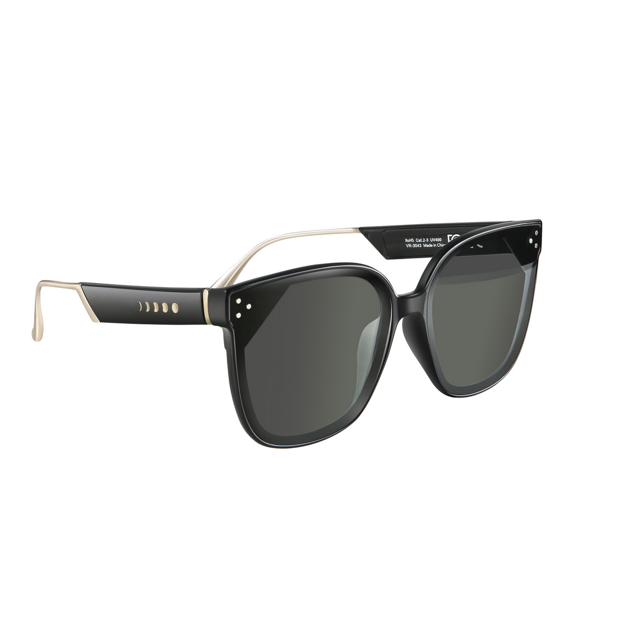 Chamelo Veil Slider Alpha (Smoke Mirror - Glossy Black Frame)