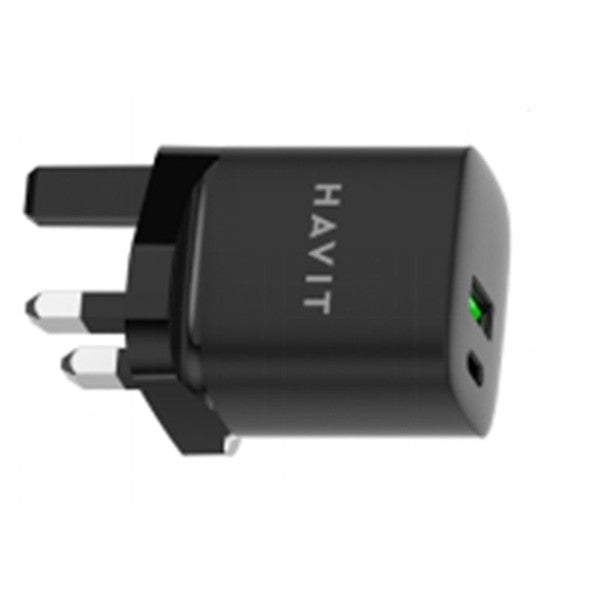 HAVIT Mobile series-USB charger 30W UK BLK - UC30