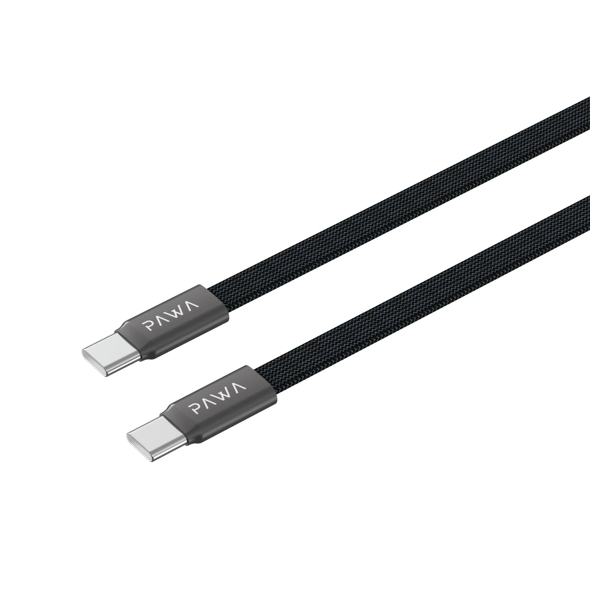 PAWA إيجنايت سينك كابل مغناطيسي مضفر Type-C إلى Type-C بقوة 240 واط - أسود