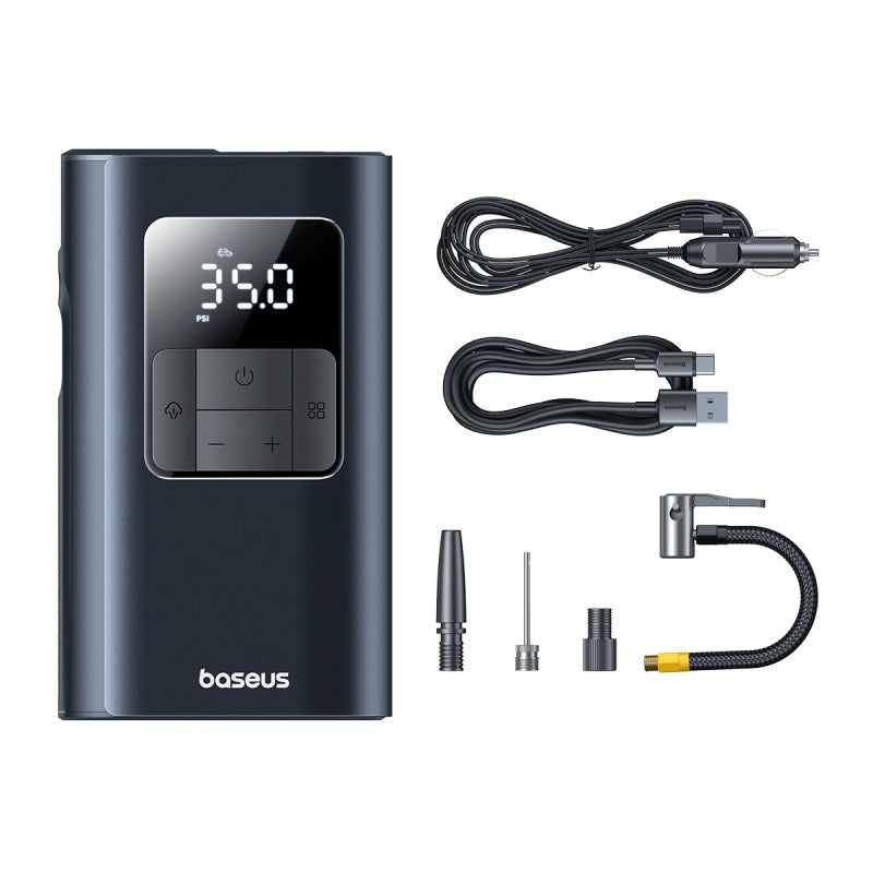 منفاخ إطارات Baseus PrimeTrip VA1 2 في 1 سلكي ولاسلكي - أسود