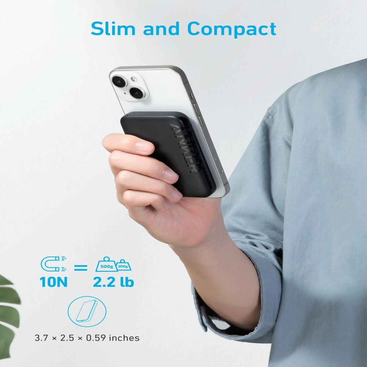 Anker 321 MagGo Battery (PowerCore 5K) -Black