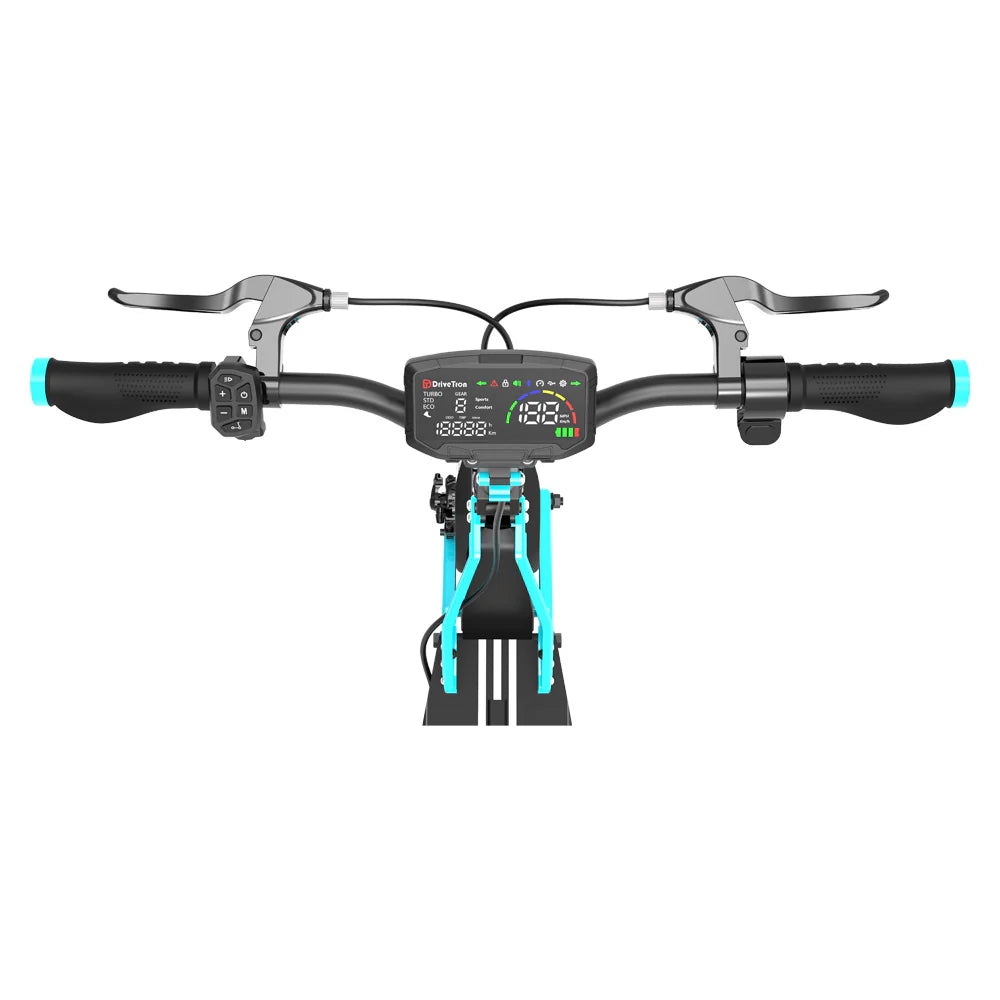 DriveTron DT10 Electric Scooter Dual Motor - Blue