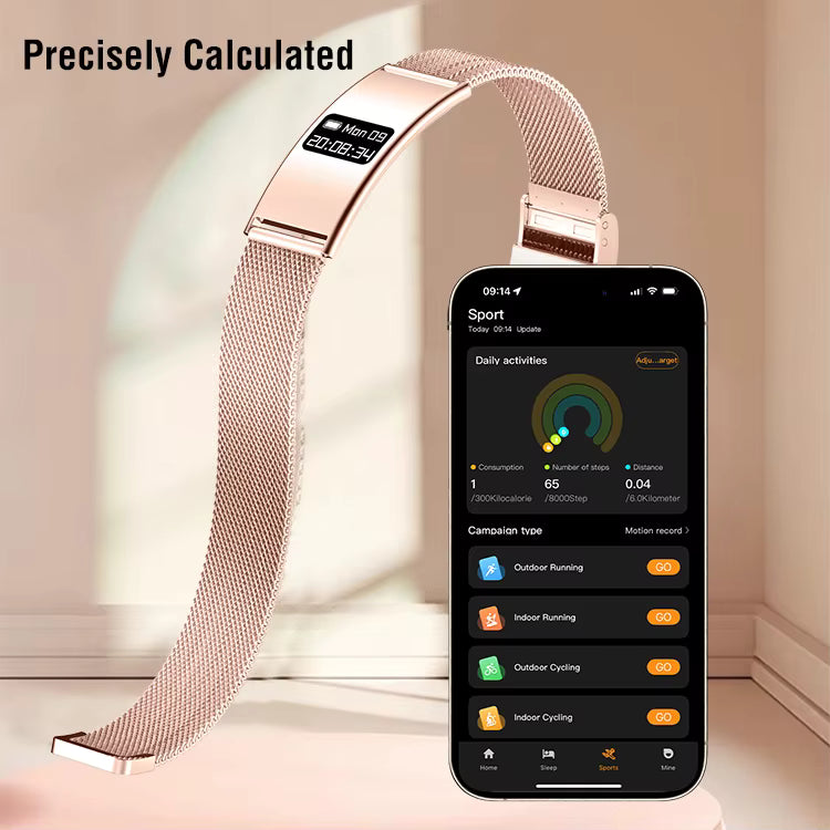 سوار ذكي Trackfit Plus لمتابعة اللياقة البدنية بواسطة تطبيق محترف - PDB8BK
