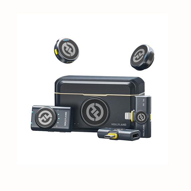 HOLLYLAND LARK M2 DUO-COMBO ALL-IN-ONE Wireless Lavalier Microphone System