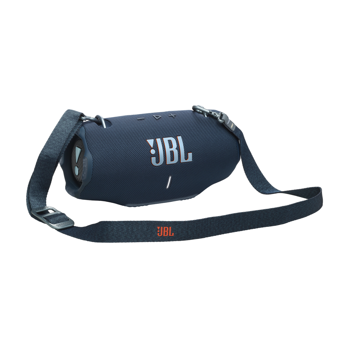 JBL Xtreme 4 Blue with shoulder strap