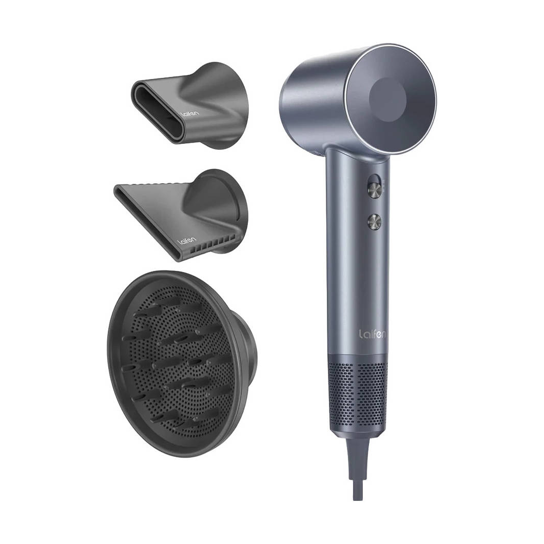 Laifen Hair Dryer-Swift (Special) Silver-Blue - LF03-SIG-UK-1