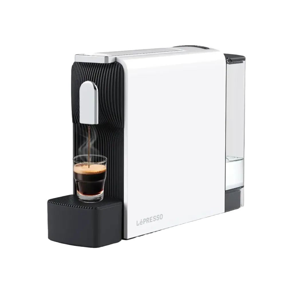 LePresso ماكينة تحضير الاسبريسو نسبريسو باريستا متوافقة مع كبسولات القهوة - LPCFFM0045WH
