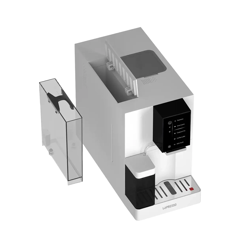 LePresso Brevissimo Automatic Coffee Machine with Mobile App - White