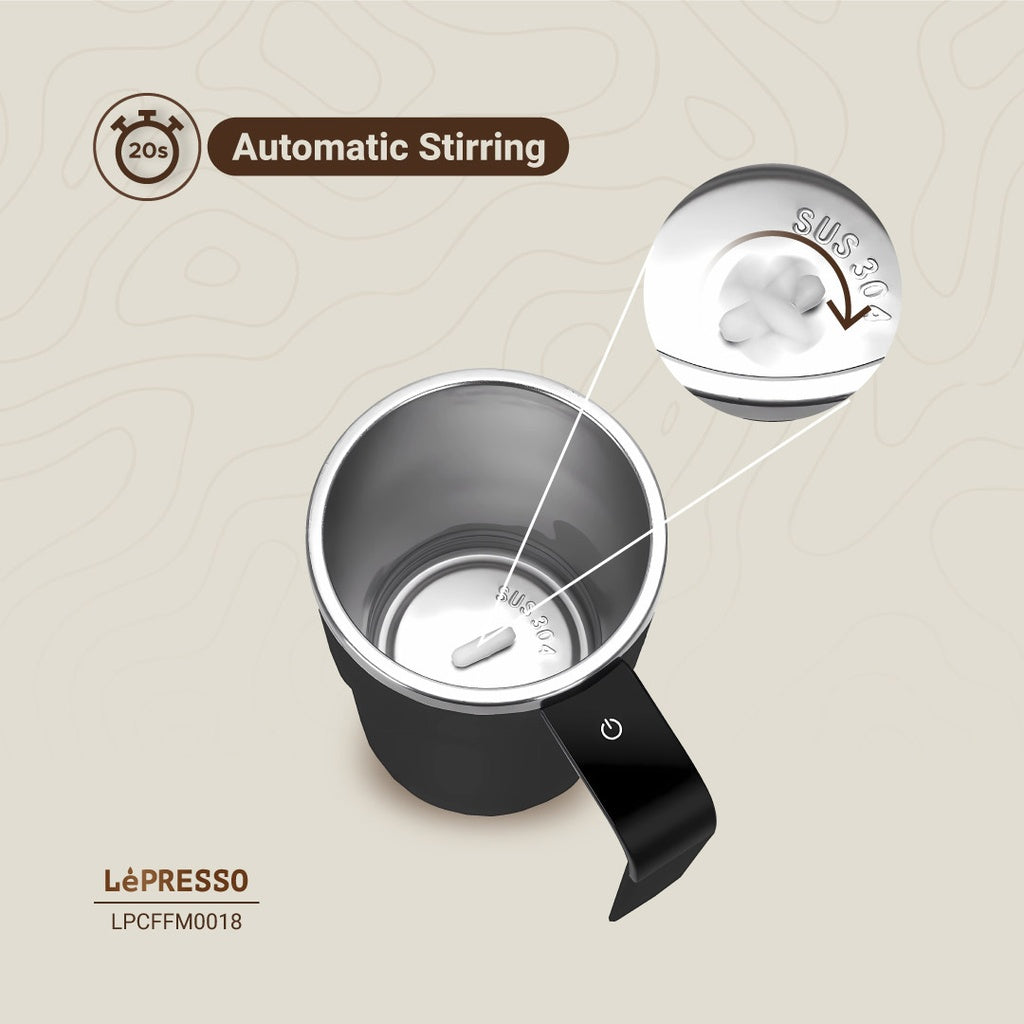 LePresso Stirmagic Auto Stirring Mug - LPCFFM0018