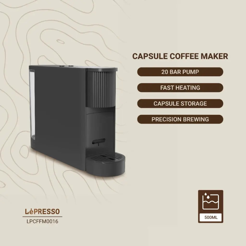 Lepresso ماكينة تحضير القهوة الأوتوماتيكية بالكبسولات من ليبرسو - LPCFFM0016