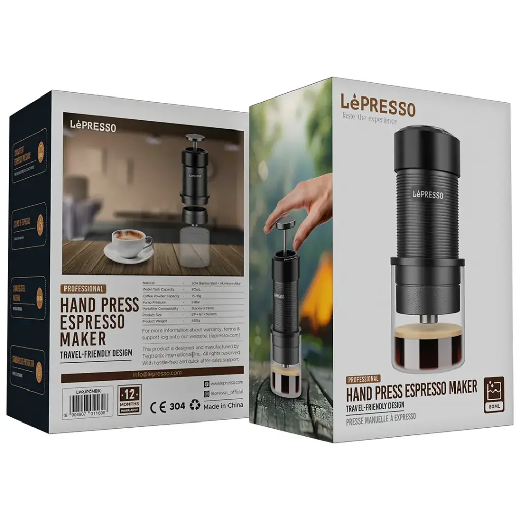 Lepresso - ماكينة إسبريسو يدوية محمولة - LPRJPCMBK
