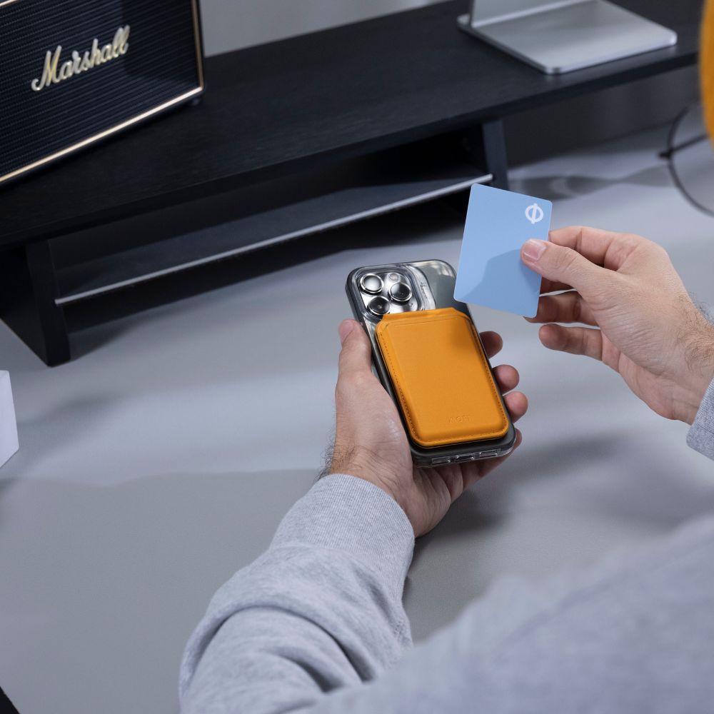 محفظة Moft MS025-1-ME-OGFlash مع حامل باللون البرتقالي