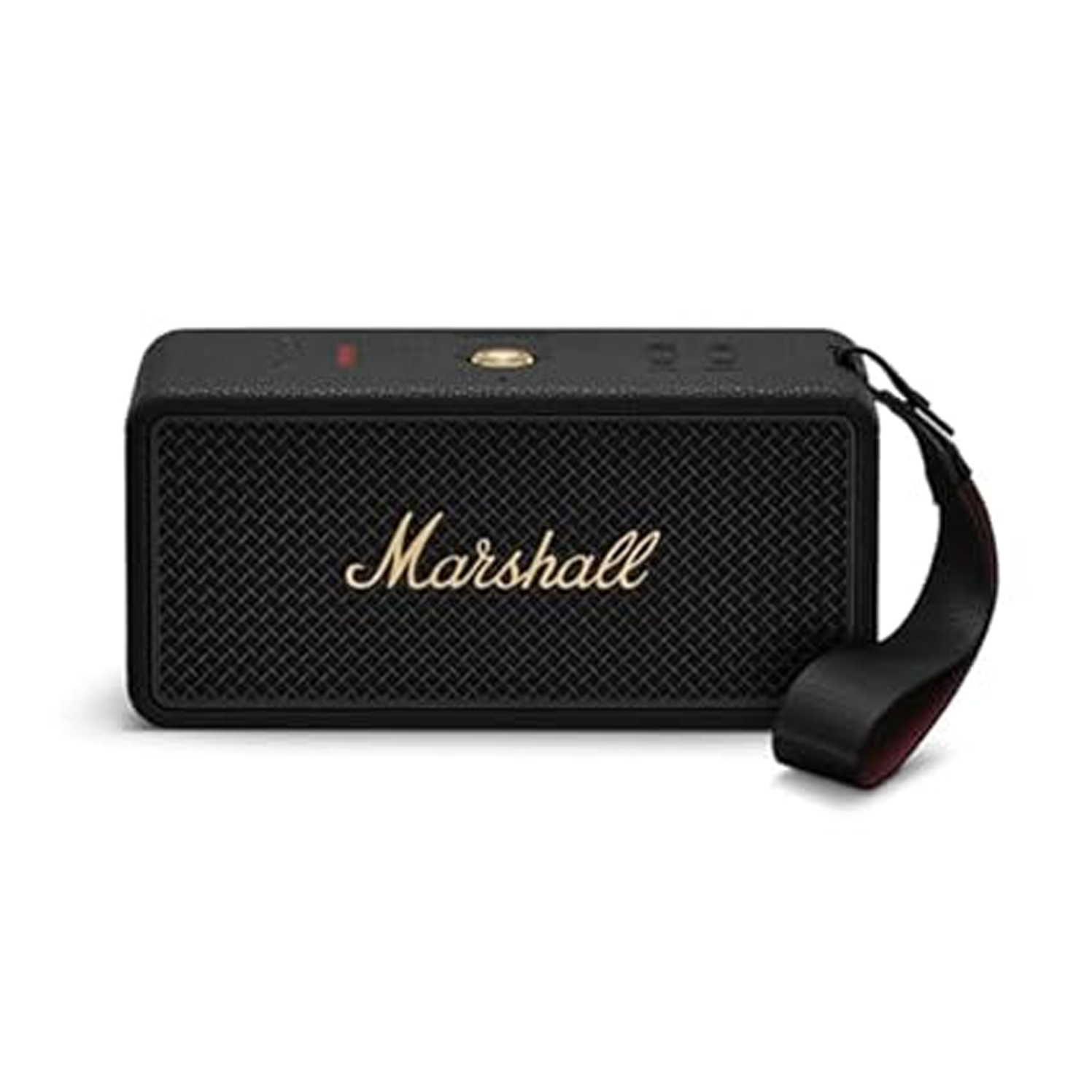 Marshall Middleton II Portable Wireless Bluetooth Speaker-Black/Brass-MIDDLETON2-BK/BRS