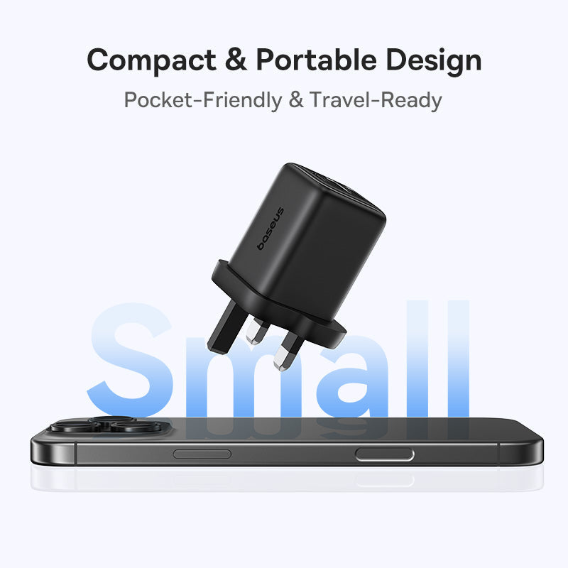 Baseus EnerFill FN11 Fast Charger 2U+C 30W - E0121M03 - Cosmic Black