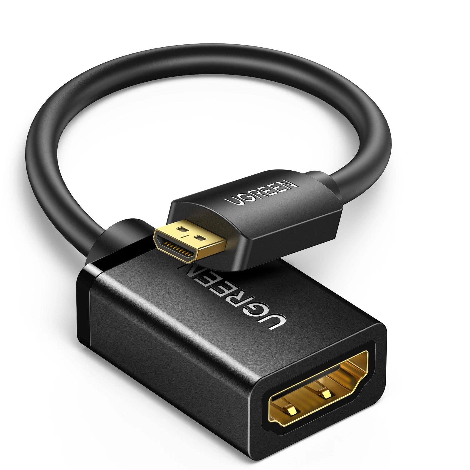 UGREEN Micro HDMI Male to HDMI Female Adapter Cable 22cm(Black) - 20134