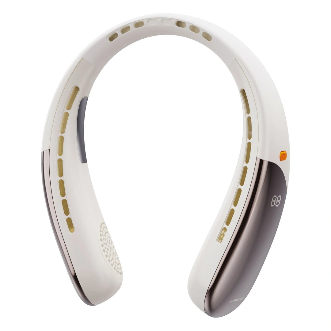 Porodo Lifestyle Chillo Zen Neck-Hanging Cooling Fan - Beige