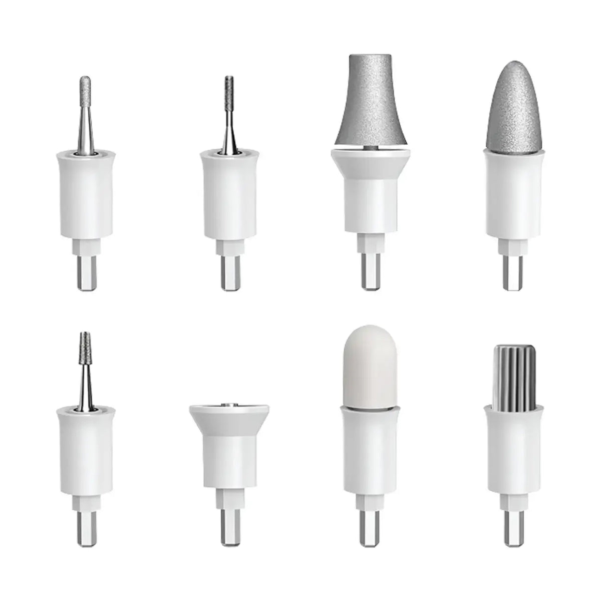 Porodo 8-IN-1 Rechargeable Electric Nail Drill - PDLFSTAOL12WH