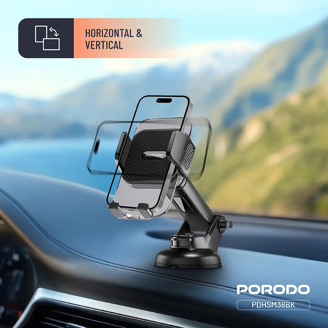Porodo 3-in-1 Mount Kit Multi Functional Phone Holder - PDHSM38OG