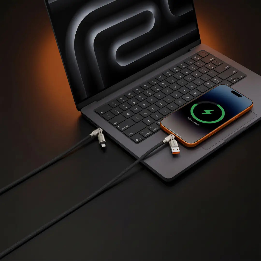 Porodo 4-in-1 240W Braided Cable detail