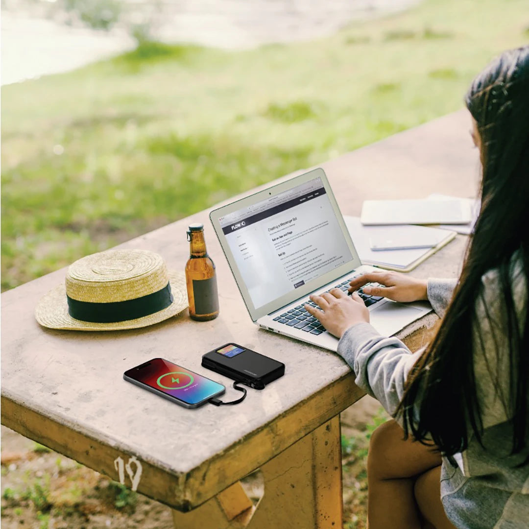 Porodo 4G LTE | WIFI 6 Pocket Router and 10000mAh Power Bank - PDPBFCH087WH