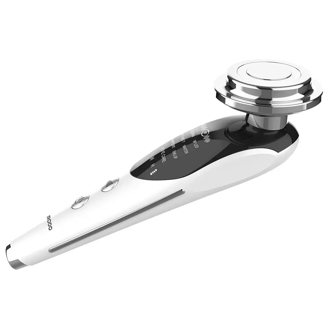 Porodo 7-In-1 Microcurrent Facial Massager - PDKFSTM9907WH