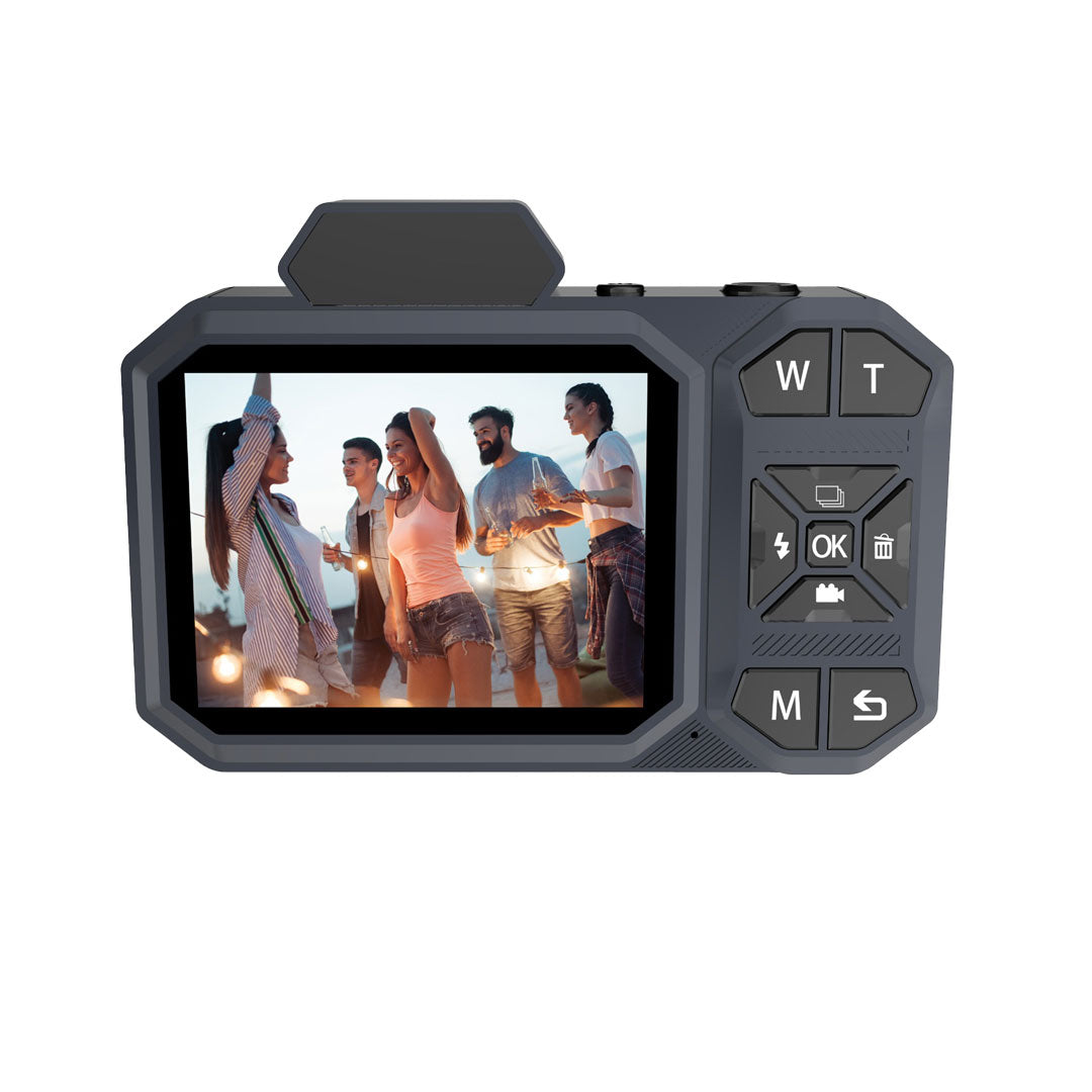 Porodo Advanced Digital Camera Video Stabilization & 18x Zoom - PD-FHDCAM48-WH