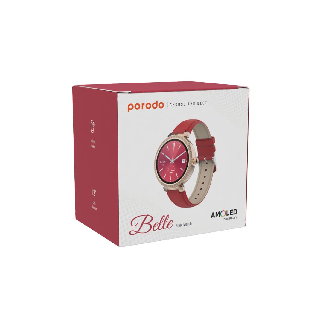 Porodo Belle Smart Watch - PD-BELLE-RD
