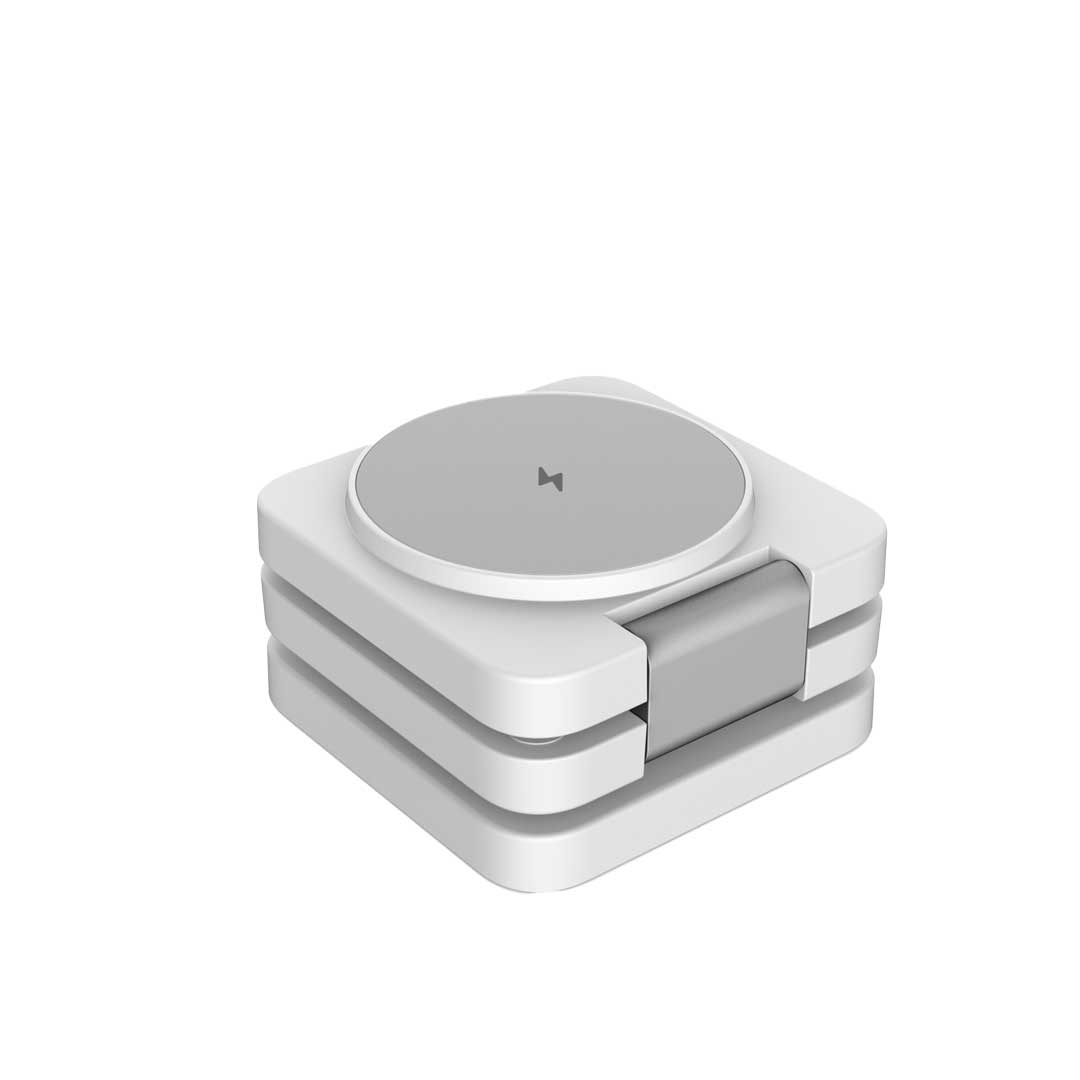 Porodo Multi-Device Wireless Charger Sleek, Lightweight And Travel-Friendly - PD-3N1MWFC-BK