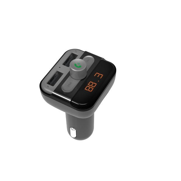 Porodo FM Transmitter and Fast Charging Car Charger 3.4 amp / 15W - FMBT17