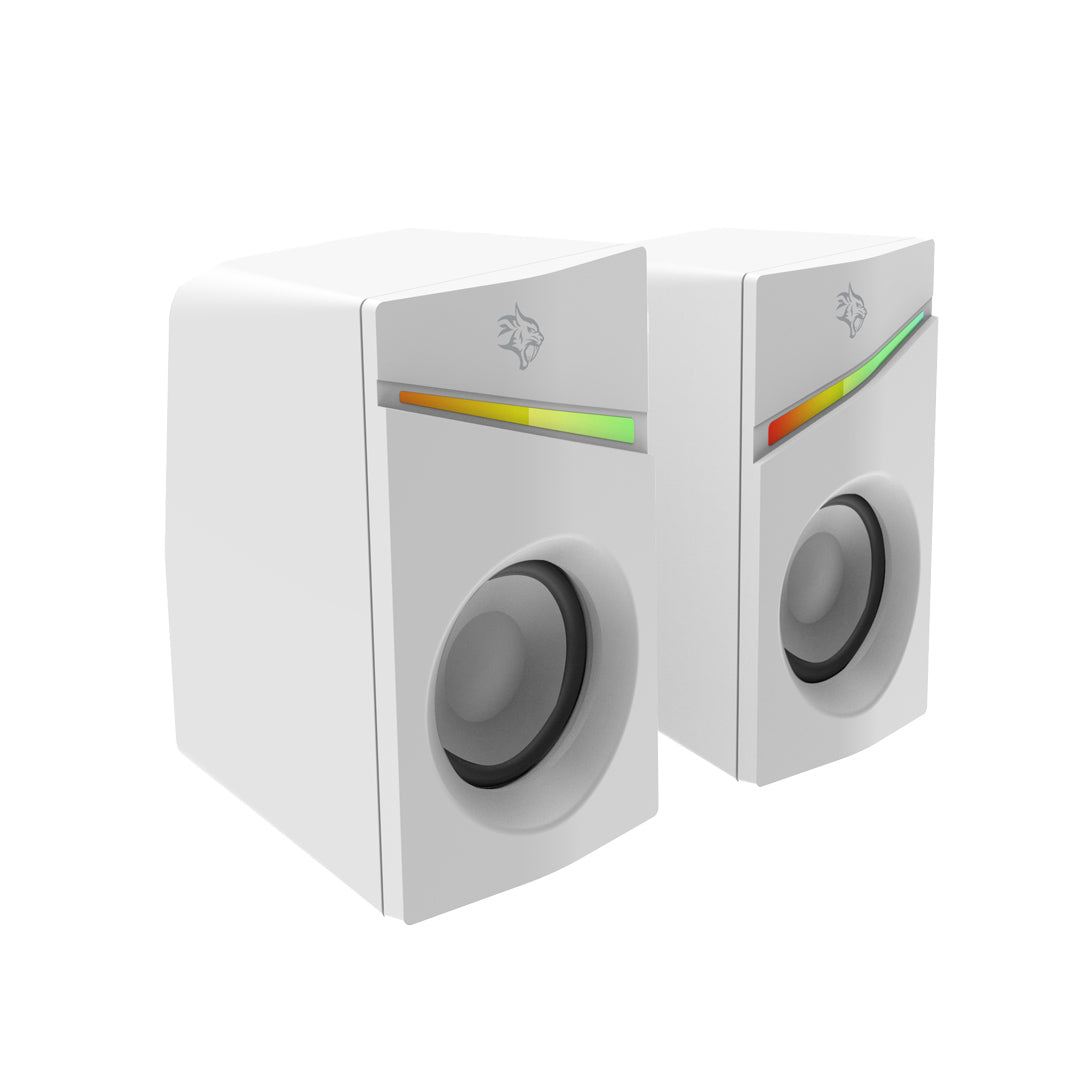 Porodo Gaming Stereo Gaming Speakers Volume Knob Control - PDX543-BK