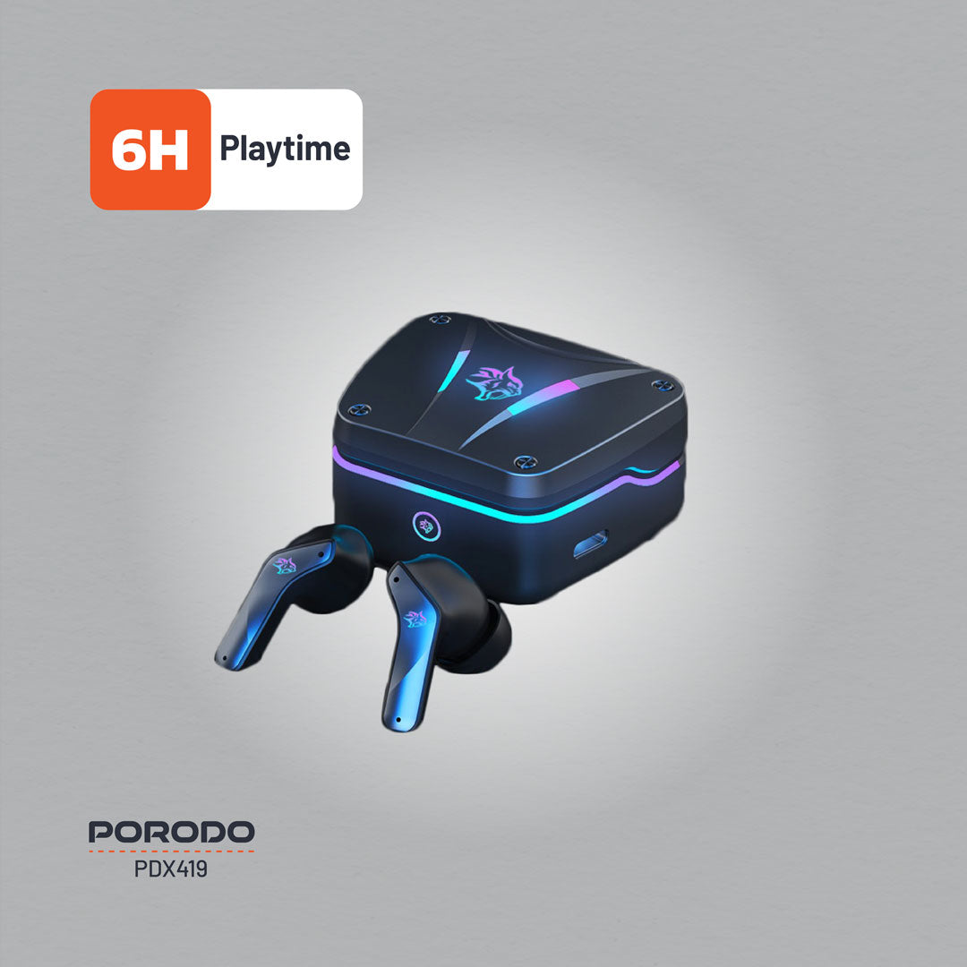 Porodo Ultra Low-Latency Gaming Earbuds - PDX419
