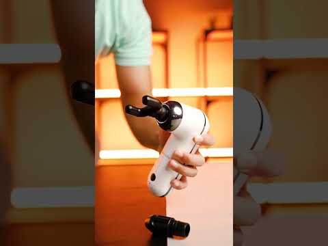 Porodo Lifestyle Mini Massage Gun Adjustable Speed-4 Interchangeable Heads - PD-LSVSMG-WH