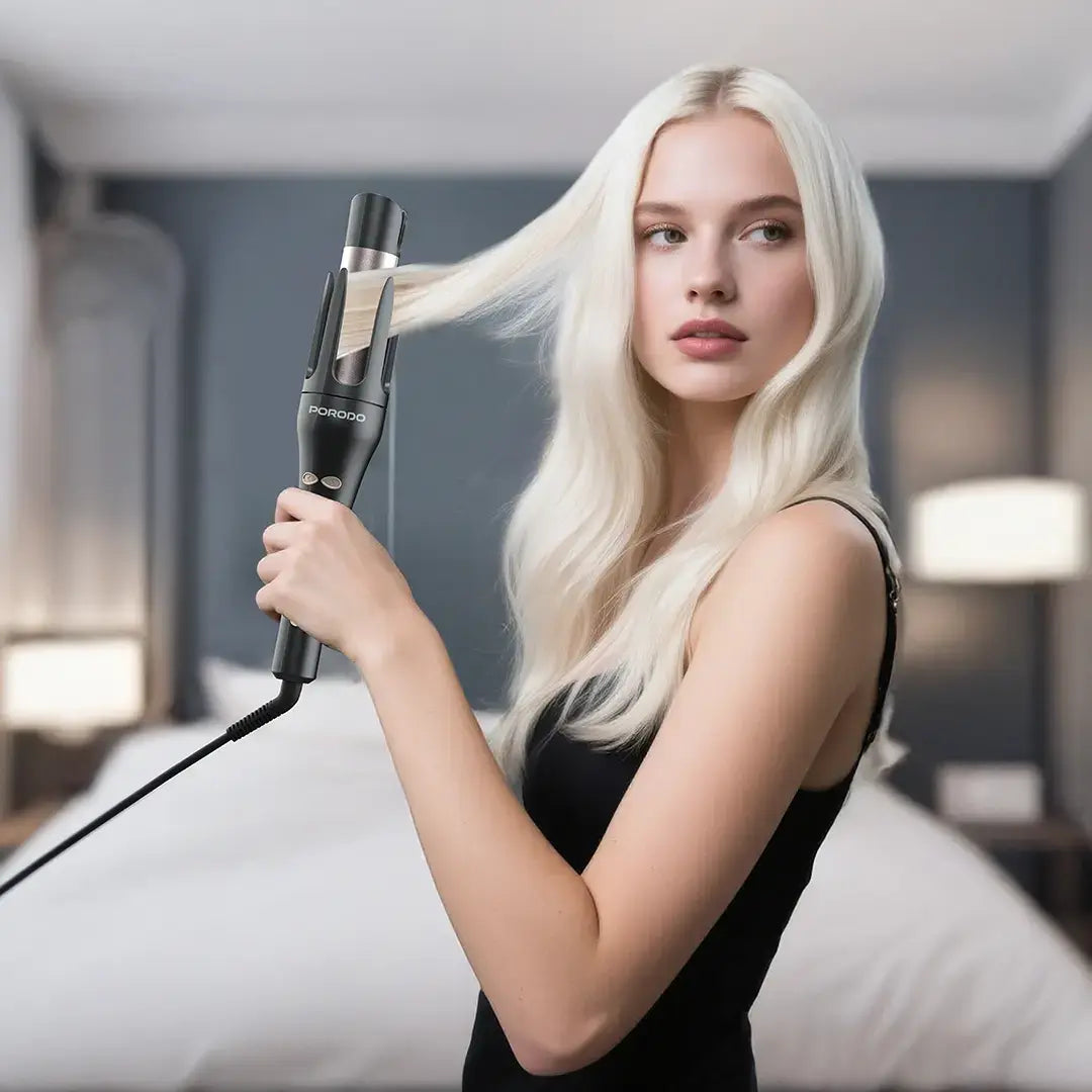 Porodo Lifestyle Automatic 2 IN 1 Hair Styler - PDLFSTSA008BK