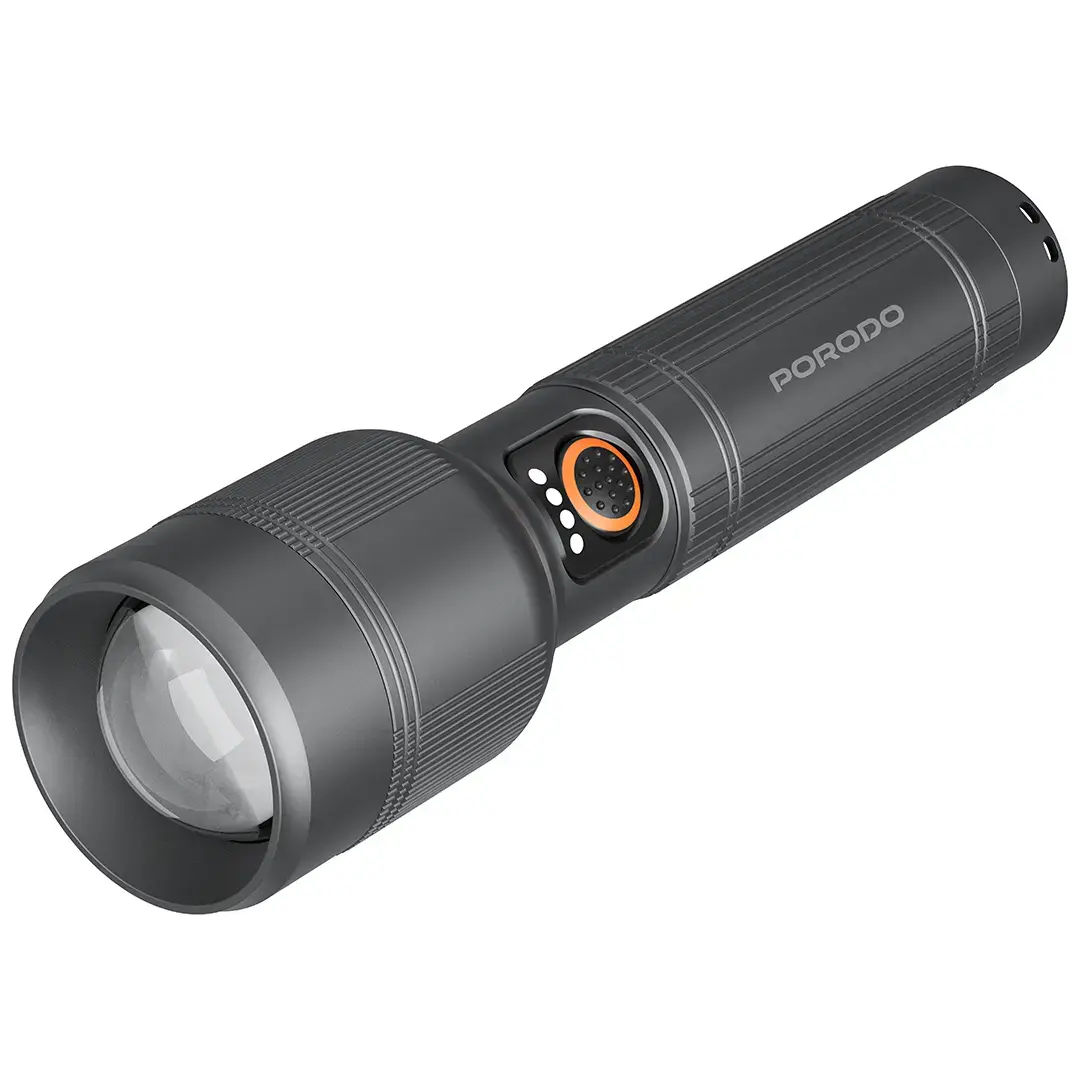 Porodo Lifestyle Lumalite 2500 Rechargeable Flashlight - PDFL5102GY