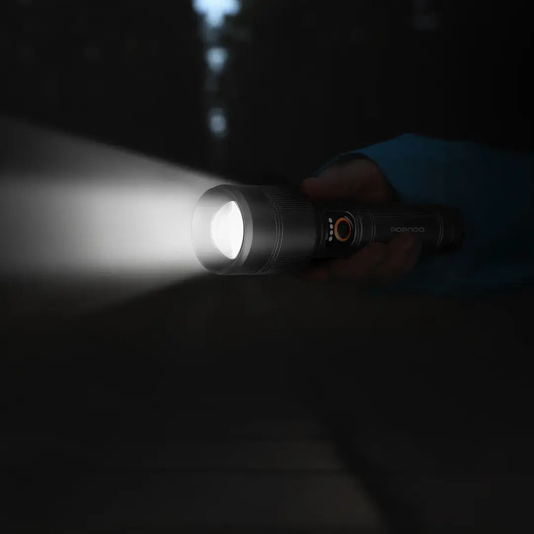 Porodo Lifestyle Lumalite 2600 Rechargeable Flashlight - PDFL9972GY