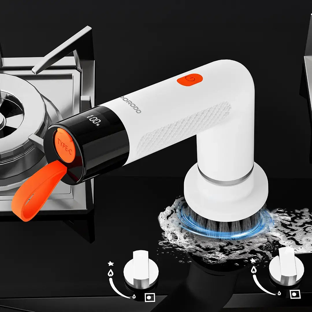 Porodo Lifestyle MiniSpin Electric Cleaning Brush - PDS3CBWH