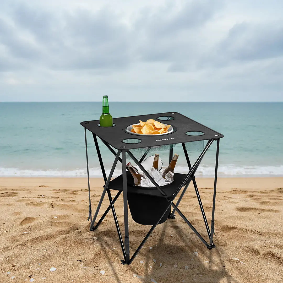 Porodo Lifestyle Outdoor Companion
Foldable Camping Table - PDRS2355BK