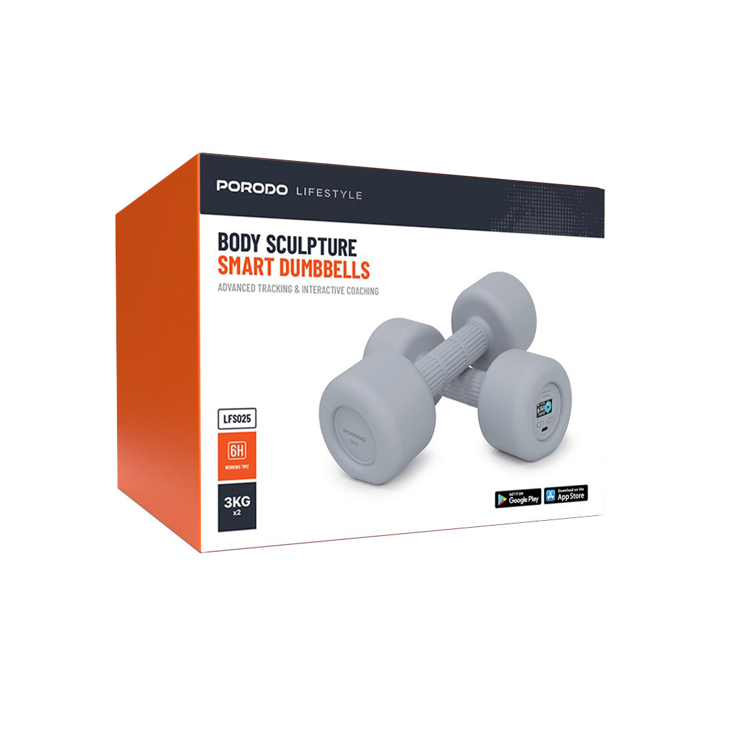 Porodo Lifestyle Smart Dumbbells - PD-LFST025-GY
