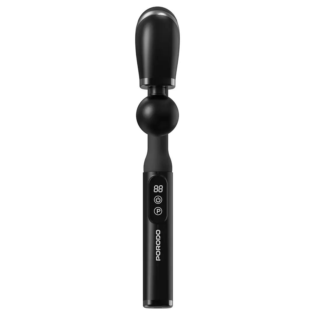 Porodo Lifestyle U-Shaped Handle 4-Head Deep Massager - PDLFSTH021BK