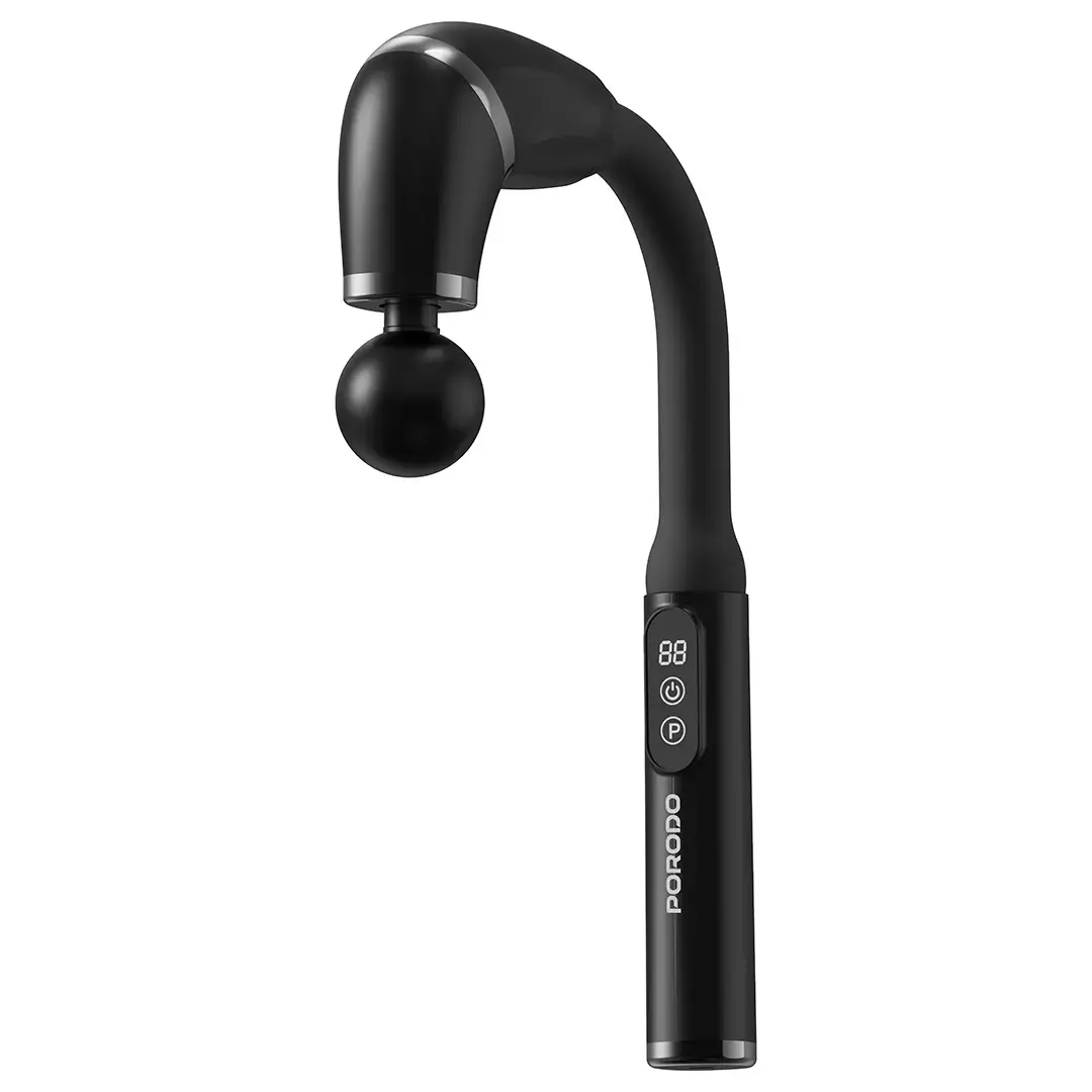 Porodo Lifestyle U-Shaped Handle 4-Head Deep Massager - PDLFSTH021BK